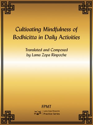 cover image of Cultivating Mindfulness of Bodhicitta in Daily Activities eBook